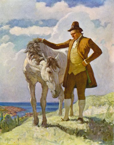 Sir Nat and the Horse by Newell Convers Wyeth